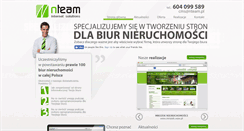 Desktop Screenshot of nteam.pl